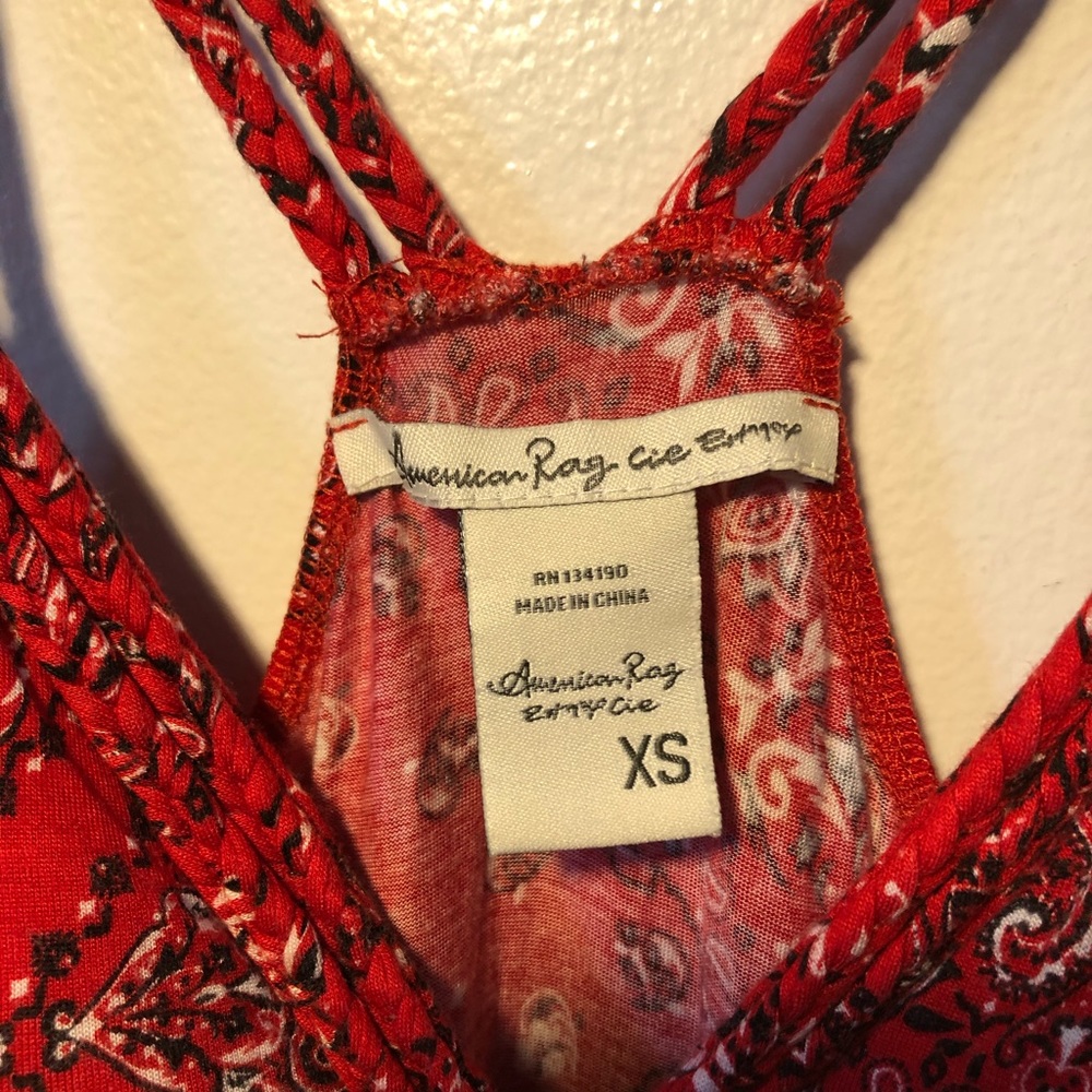 Patterned American Rag Tank - Picture 2 of 3